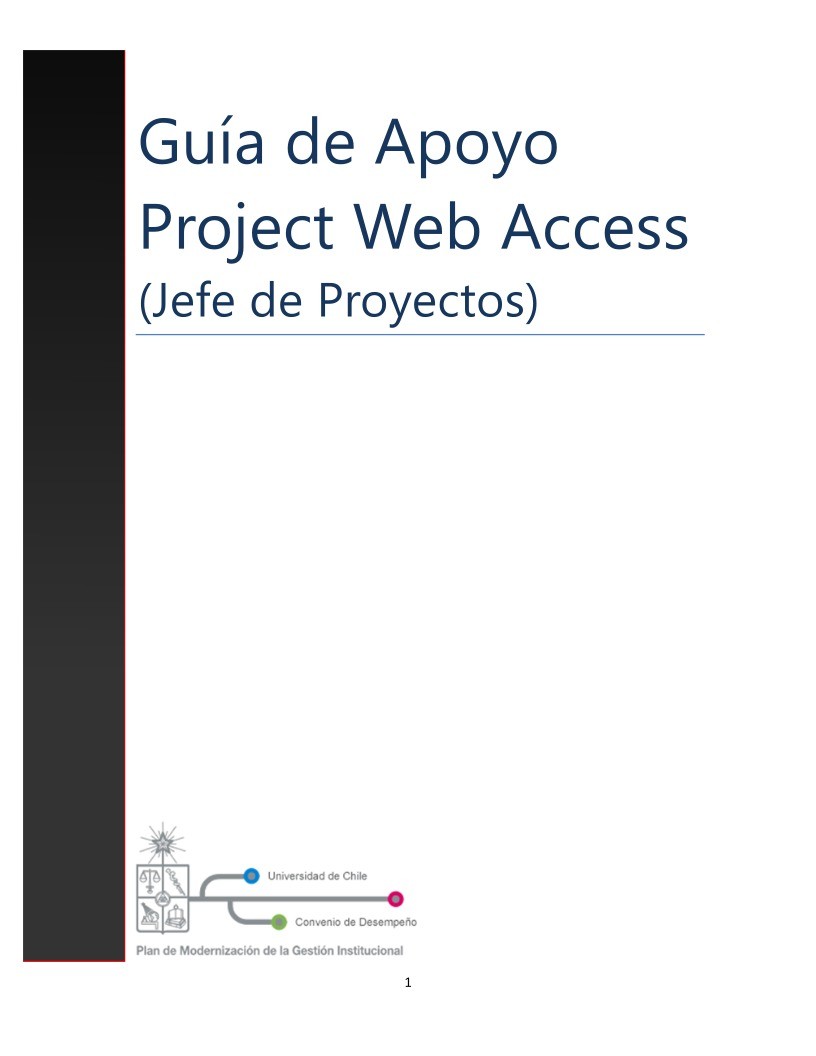 Imágen de pdf Guía de Apoyo Project Web Access