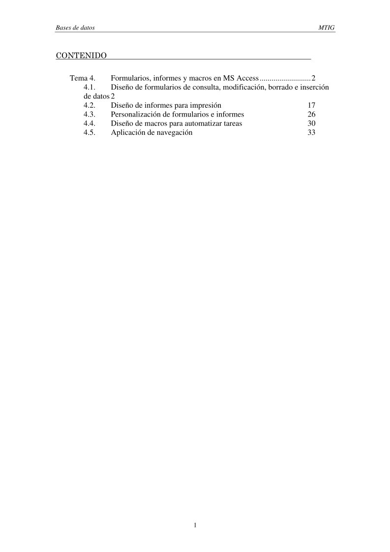 Imágen de pdf Tema 4 - Formularios e informes en Access