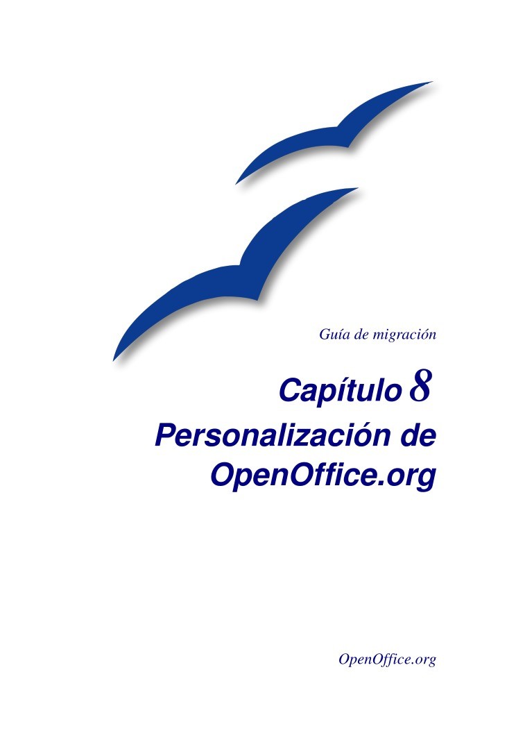 Imágen de pdf Capítulo 8 - Personalización de OpenOffice.org