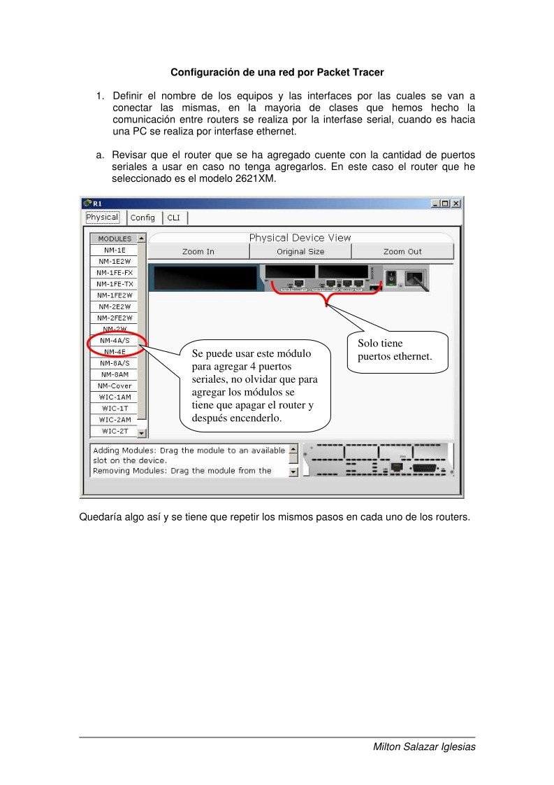 Imágen de pdf Configuración de una red por Packet Tracer