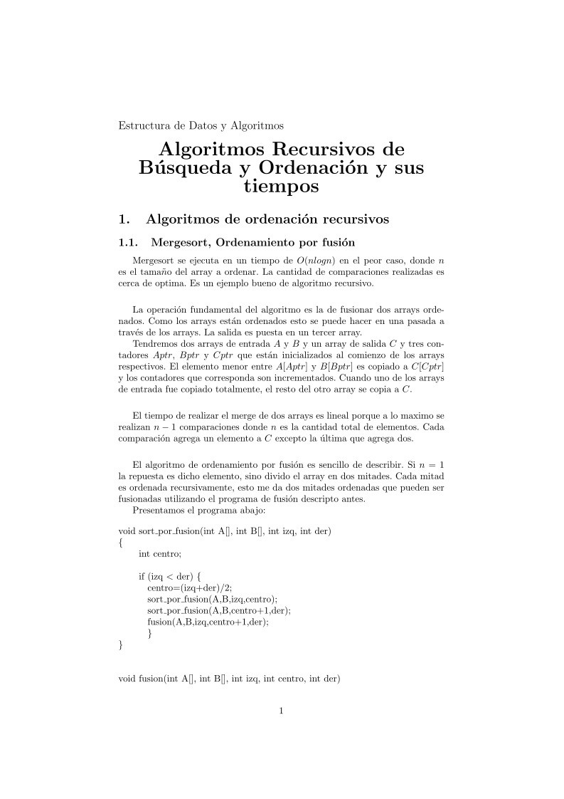 Imágen de pdf Algoritmos Recursivos de Búsqueda y Ordenación