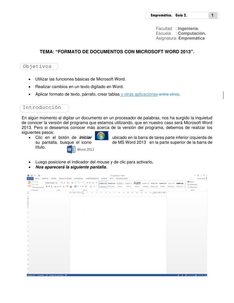Imágen de pdf Formato de documentos con Microsoft Word 2013