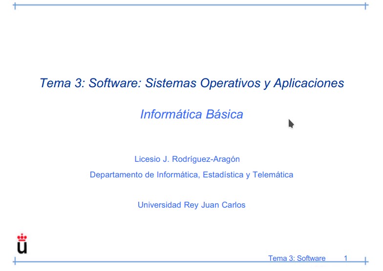 Imágen de pdf Tema 3: Software: Sistemas Operativos y Aplicaciones