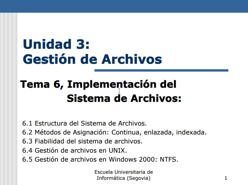 Imágen de pdf Unidad 3: Gestión de Archivos