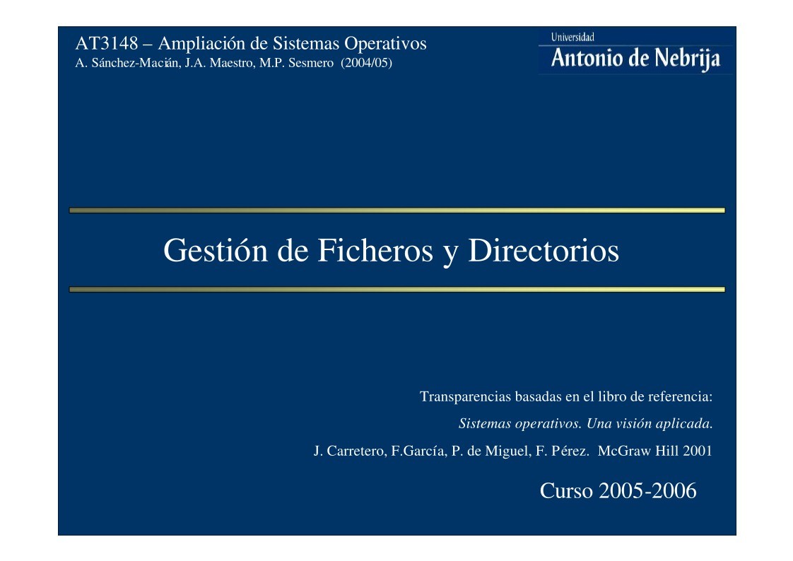 Imágen de pdf Gestión de Ficheros y Directorios