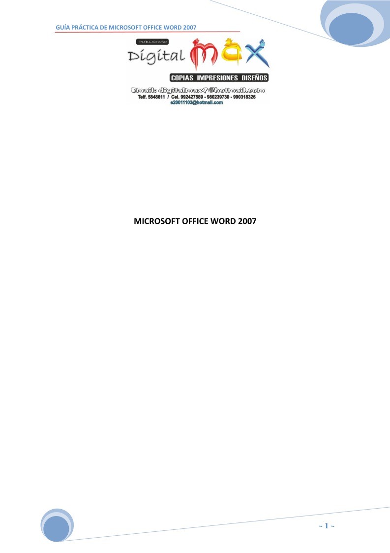 PDF de programación - Microsoft Office Word 2007