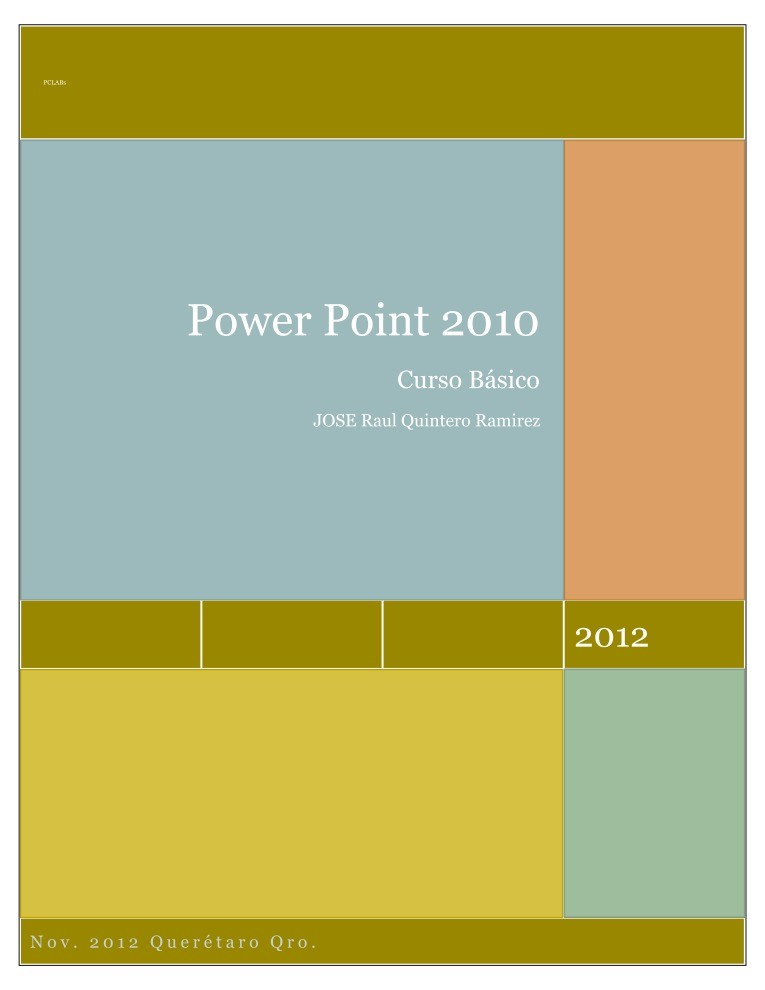 Imágen de pdf Power Point 2010 - Curso básico