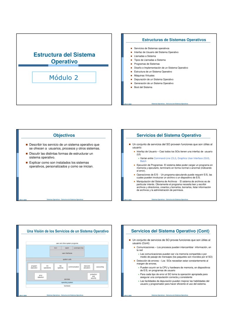 Imágen de pdf Estructura del Sistema Operativo
