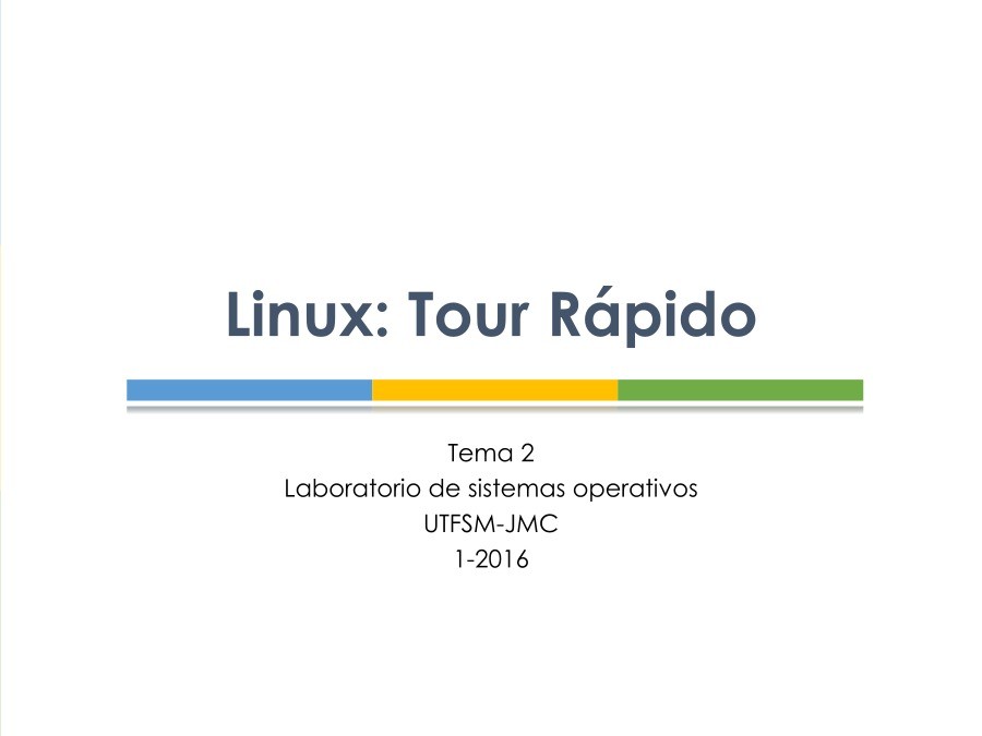 Imágen de pdf Tema 2 - Linux: Tour Rápido