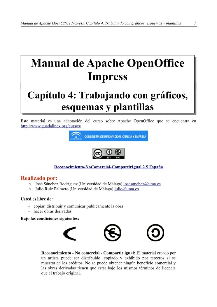 Imágen de pdf Manual de Apache OpenOffice Impress - Capítulo 4. Trabajando con gráficos, esquemas y plantillas