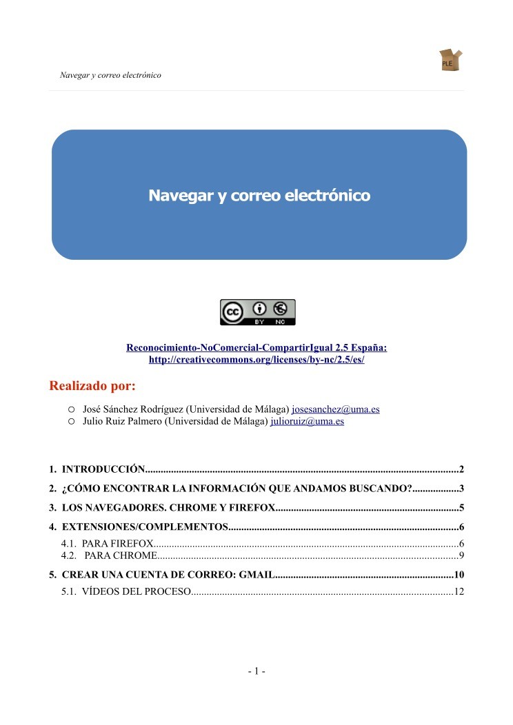 Imágen de pdf Navegar y correo electrónico