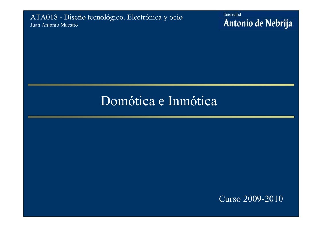 Imágen de pdf Domotica e Inmótica