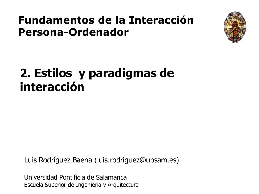 Imágen de pdf 2. Estilos y paradigmas de interacción