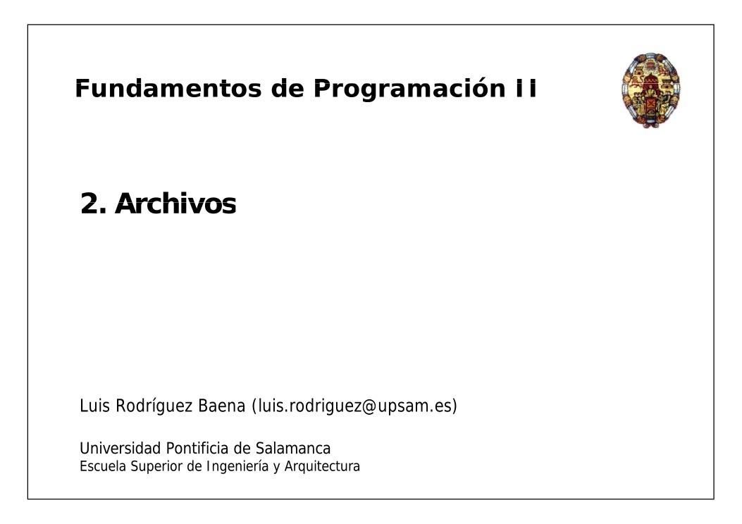 Imágen de pdf 2 Archivos - Fundamentos de Programación II