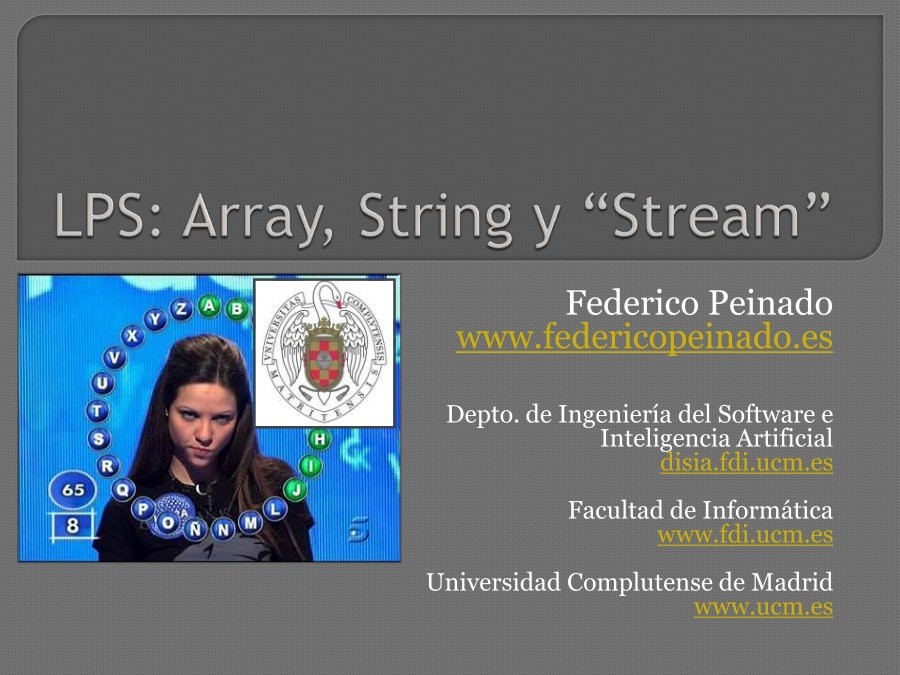 Imágen de pdf LPS: Array, String y Stream