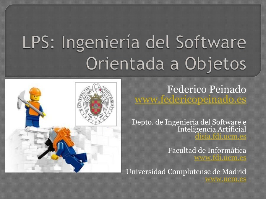 Imágen de pdf LPS: Ingeniería del Software Orientada a Objetos