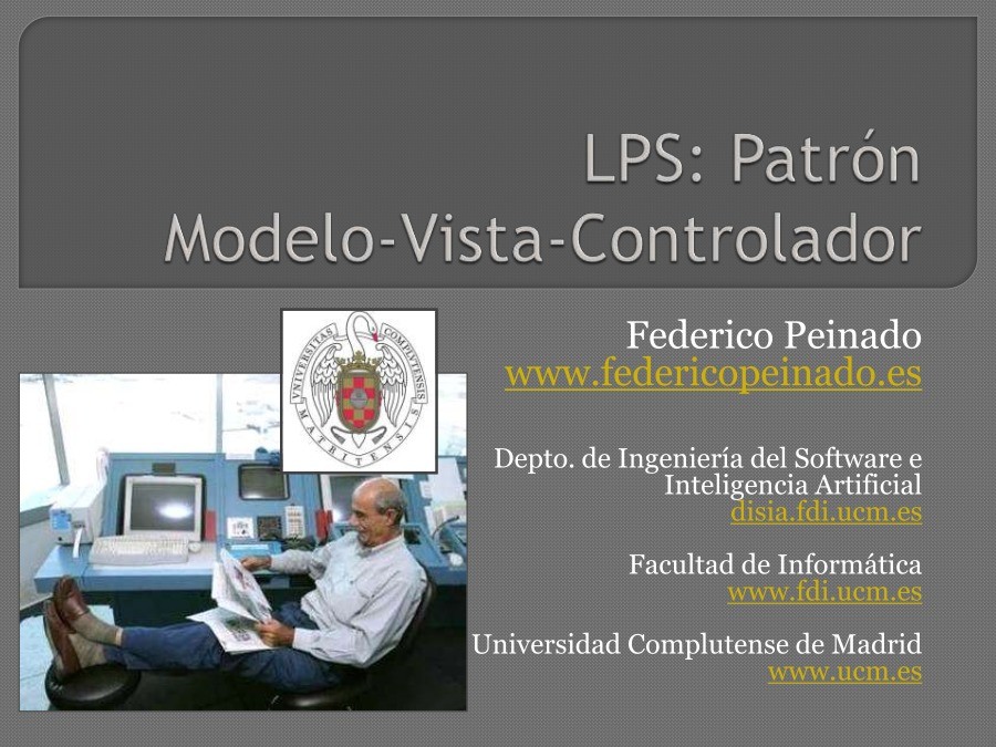 Imágen de pdf LPS: Patrón Modelo-Vista-Controlador