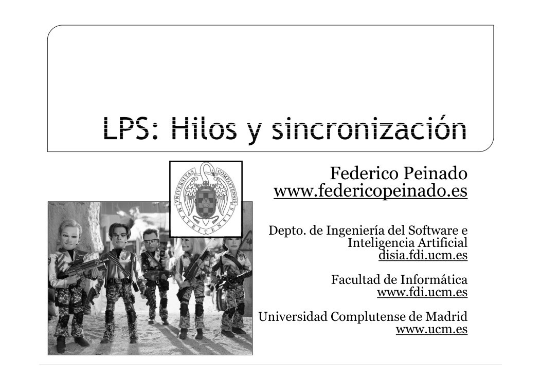 Imágen de pdf LPS: Hilos y sincronización