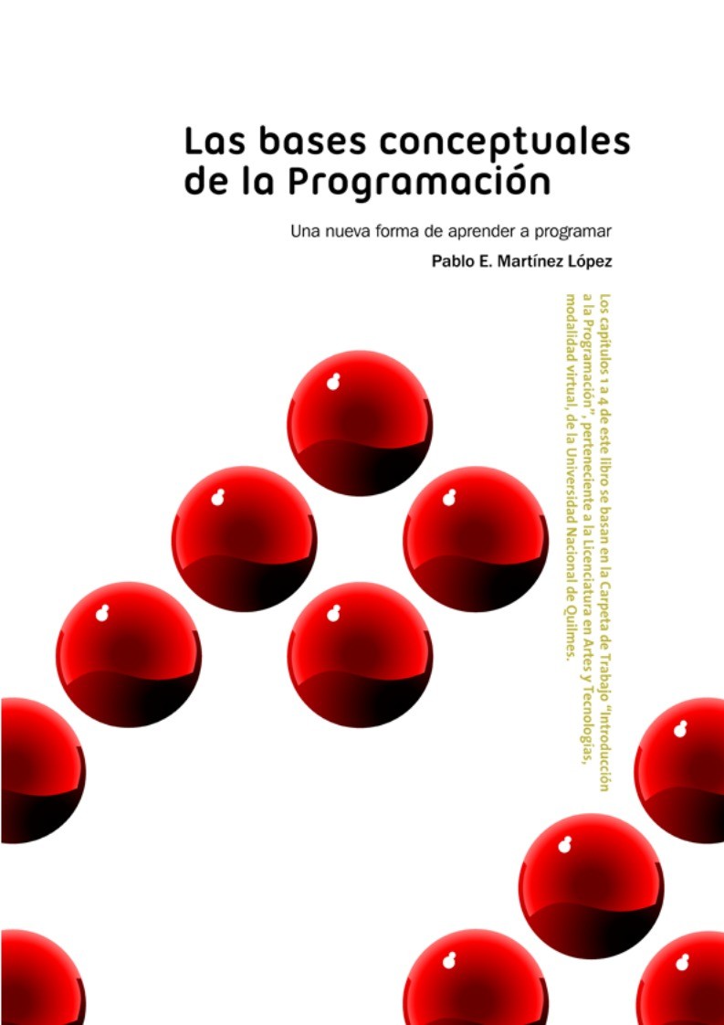 Imágen de pdf Las bases conceptuales de la Programación - Una nueva forma de aprender a programar