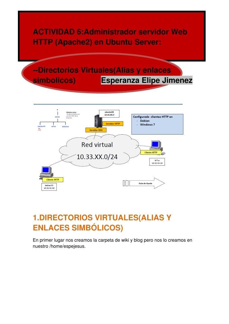Imágen de pdf ACTIVIDAD 6:Administrador servidor Web HTTP (Apache2) en Ubuntu Server: --Directorios Virtuales(Alias y enlaces simbolicos)