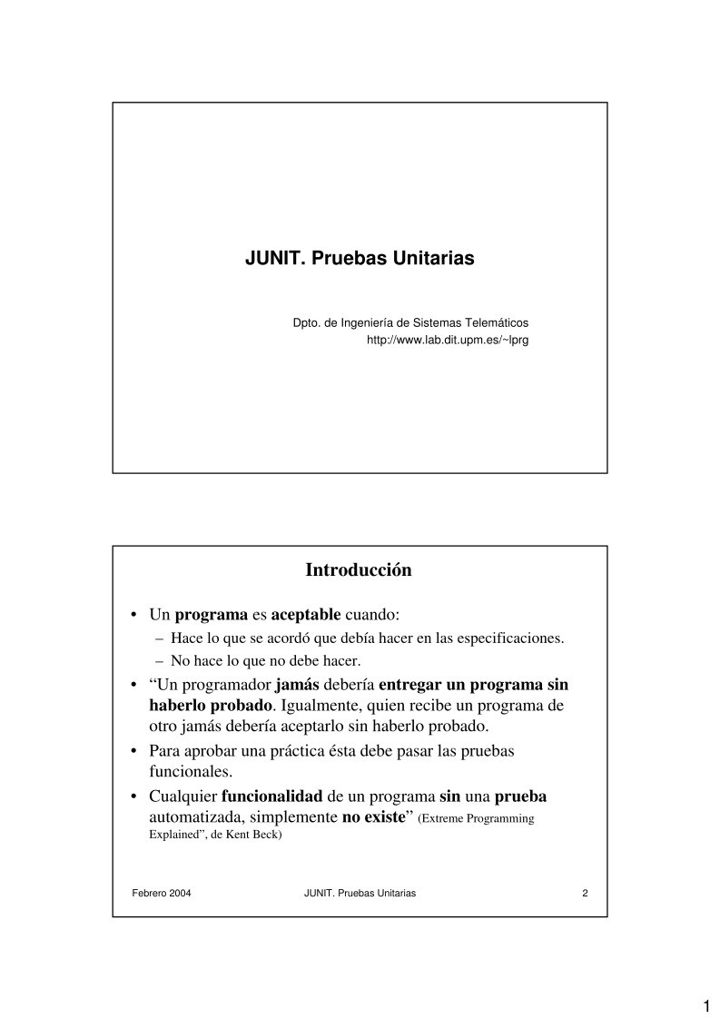 Imágen de pdf JUNIT. Pruebas Unitarias