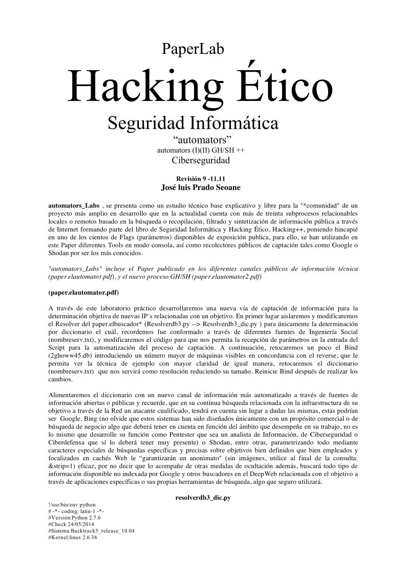 Imágen de pdf Automators - Hacking Ético - Seguridad Informática
