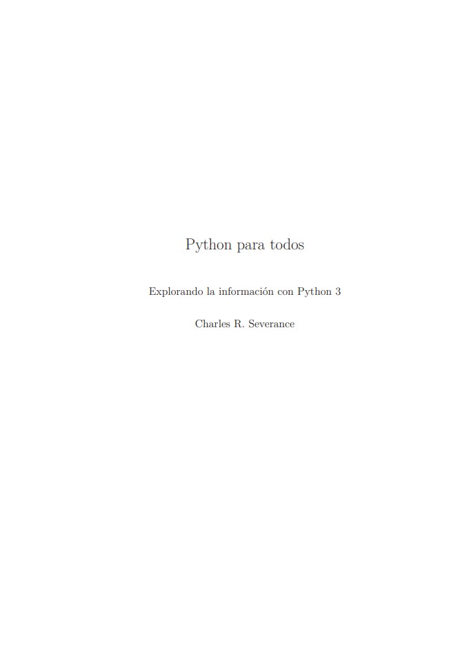 Imágen de pdf Explorando la información con Python 3 - Python para todos
