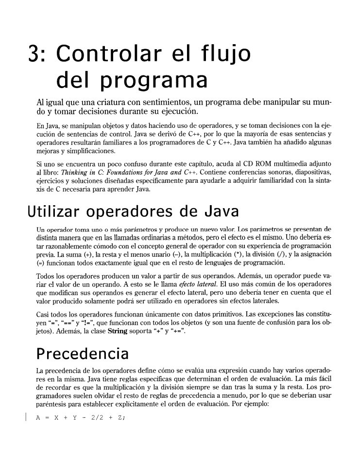 Imágen de pdf Controlar el flujo del programa - Piensa en Java