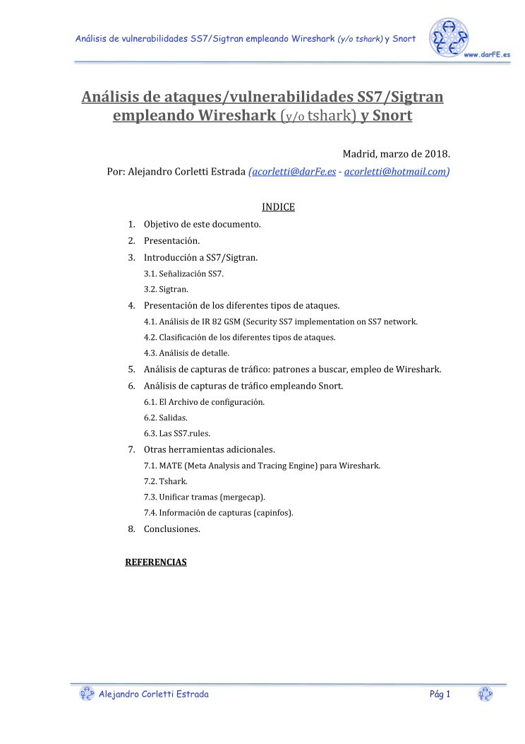 Imágen de pdf Análisis de vulnerabilidades SS7/Sigtran empleando Wireshark (y/o tshark) y Snort