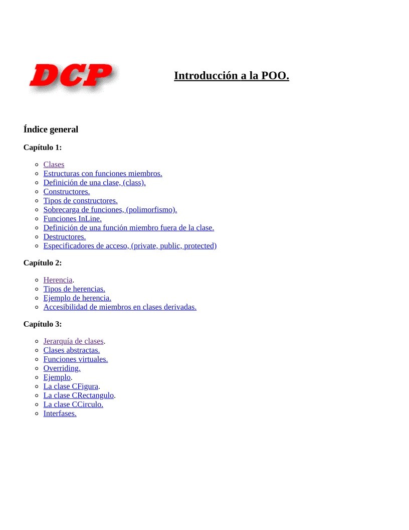 Imágen de pdf Introducción a la POO