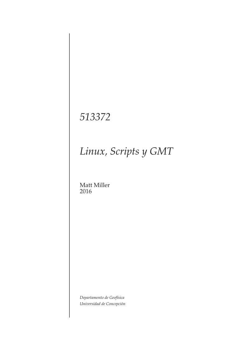 Imágen de pdf Linux, Scripts y GMT