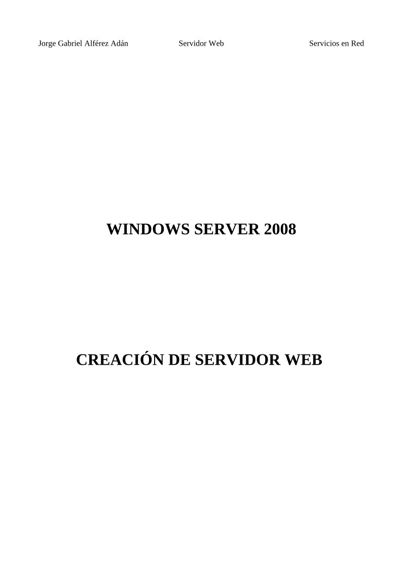 Imágen de pdf WIndows Server 2008 - Creacion de servidor web