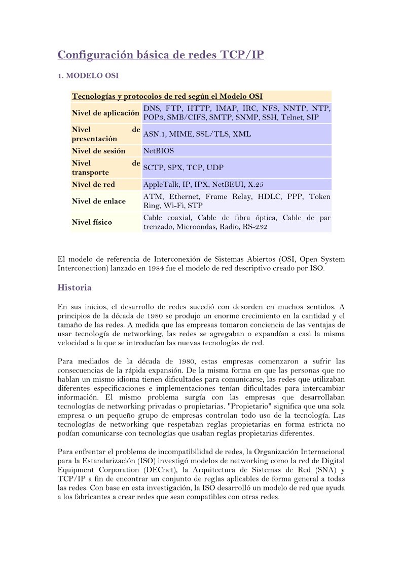 Imágen de pdf Configuración básica de redes TCP/IP