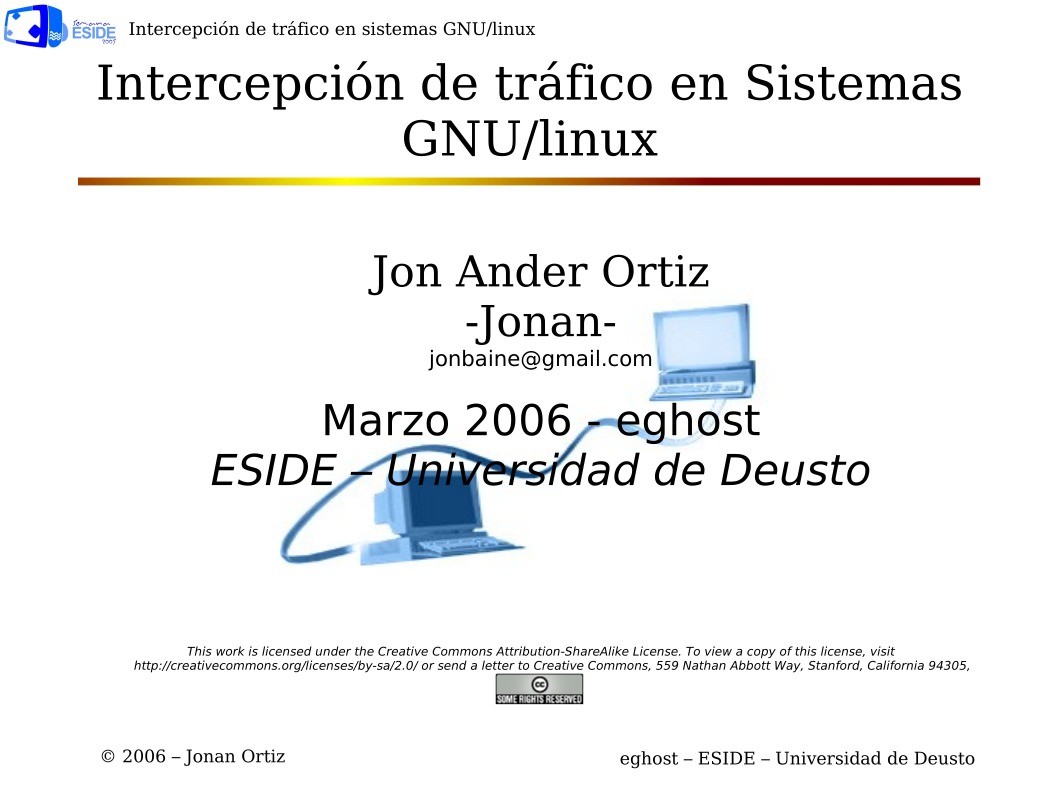 Imágen de pdf Intercepción de tráfico en sistemas GNU/Linux