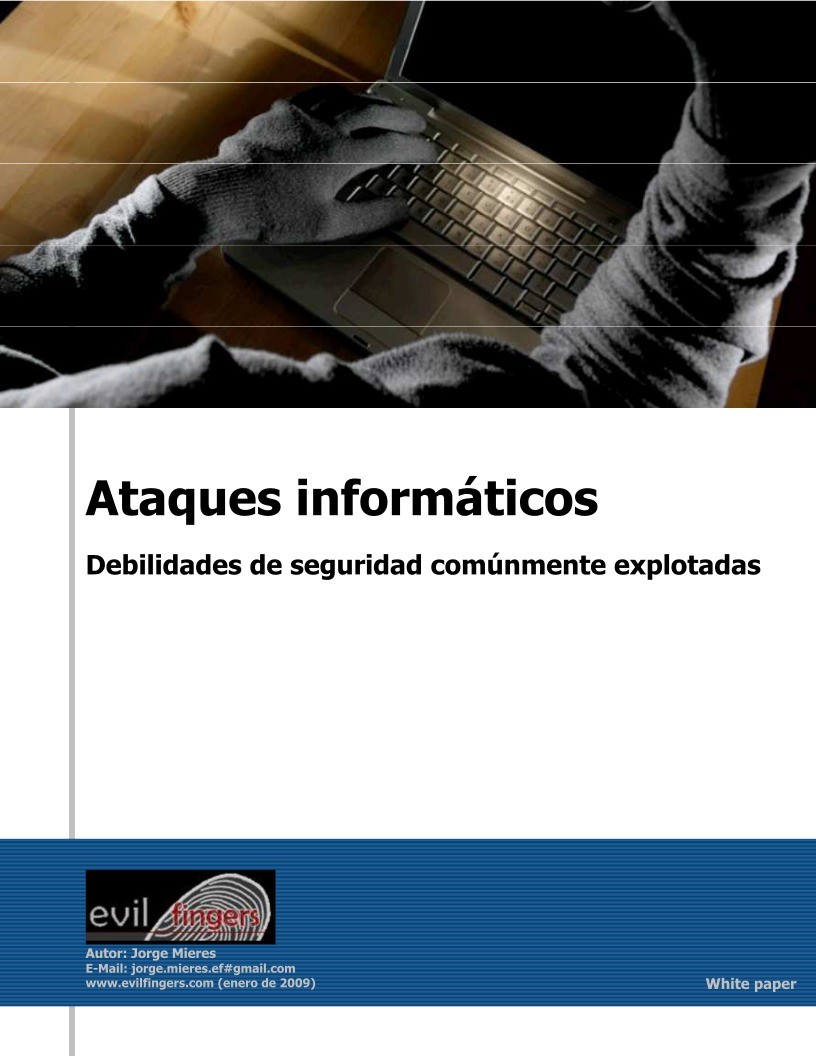 Imágen de pdf Ataques informáticos - Debilidades de seguridad comúnmente explotadas