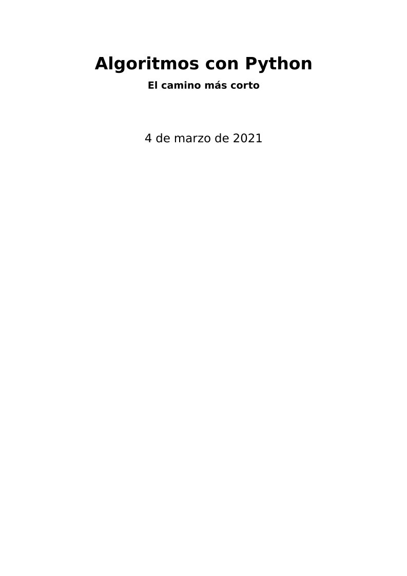 Imágen de pdf Algoritmos con Python -  El camino más corto