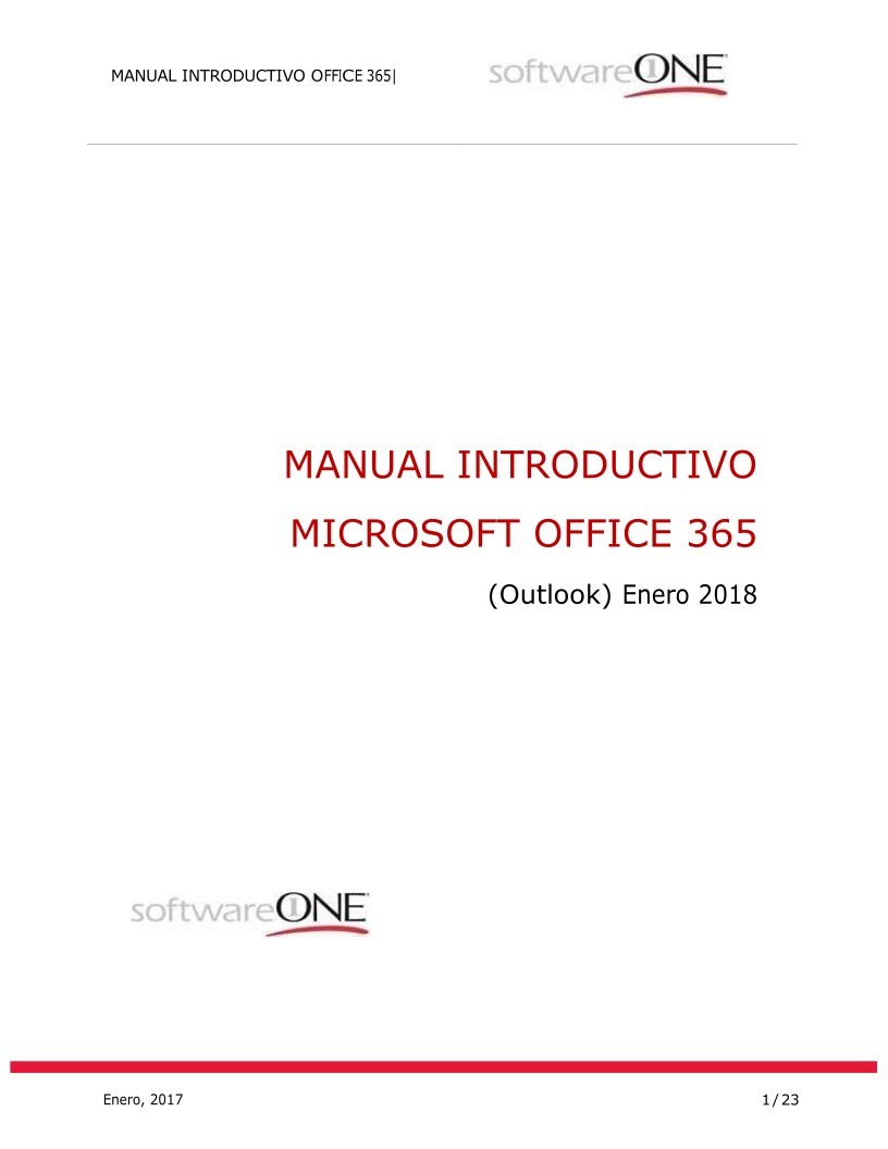 Imágen de pdf Manual introductivo Office 365