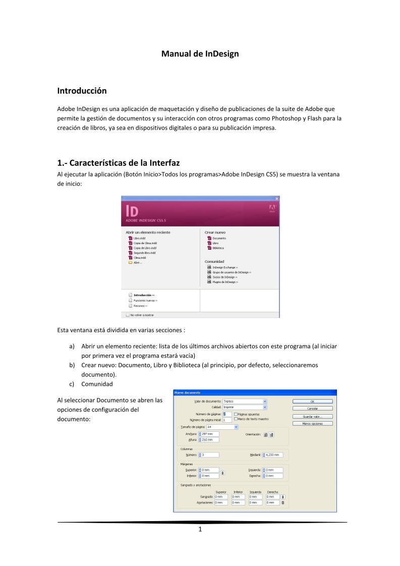 Imágen de pdf Manual de InDesign CS5