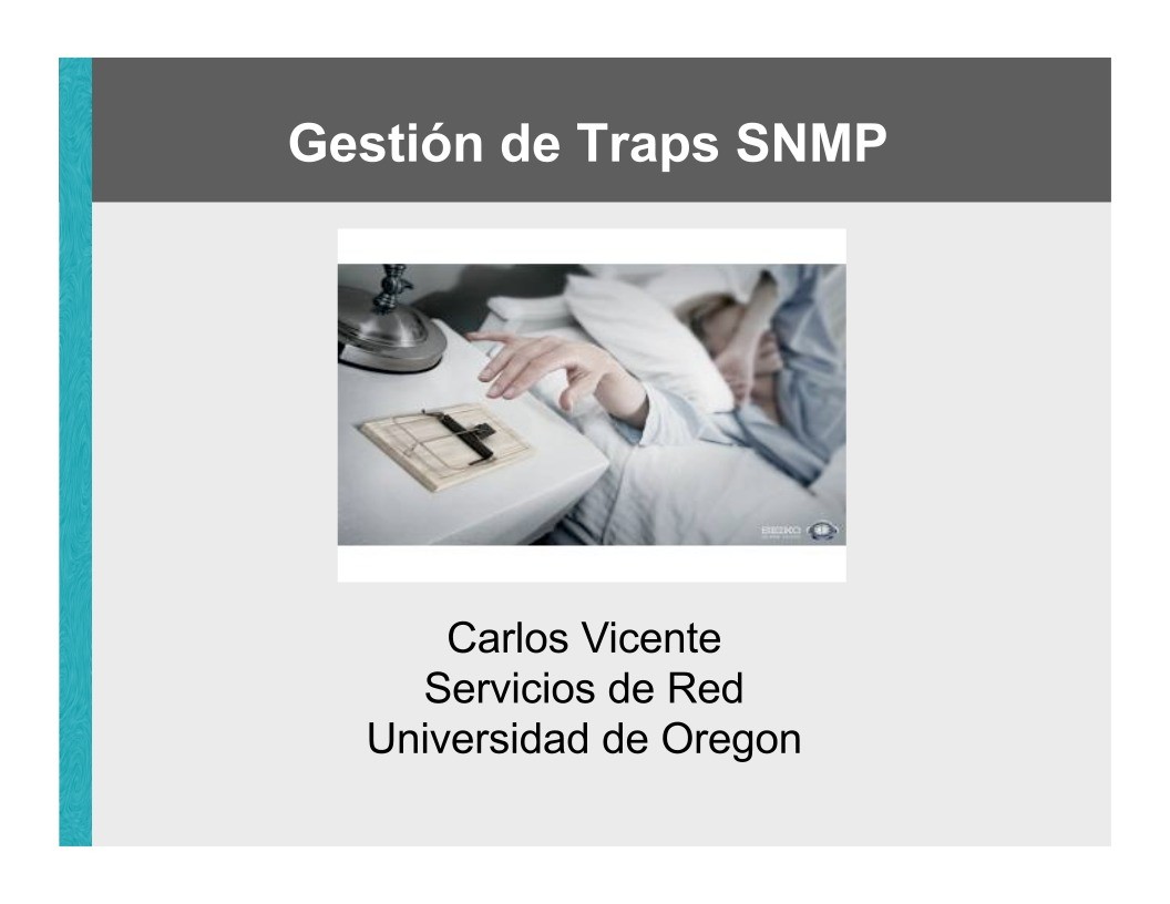 Imágen de pdf Gestión de Traps SNMP