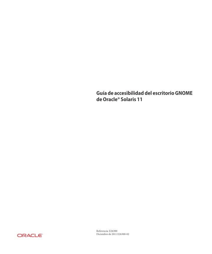 Imágen de pdf Guía de accesibilidad del escritorio GNOME de Oracle Solaris 11