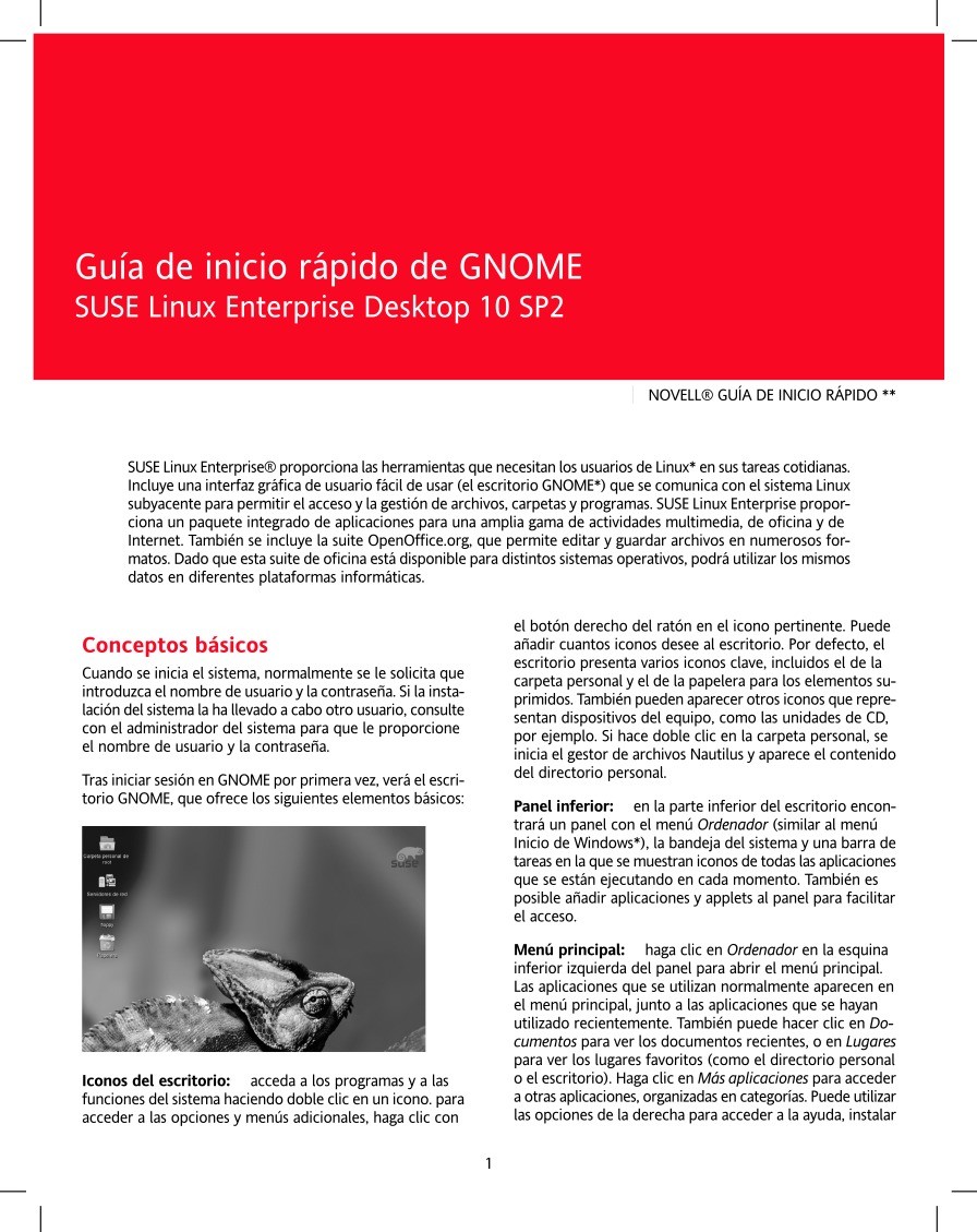 Imágen de pdf Guía de inicio rápido de GNOME