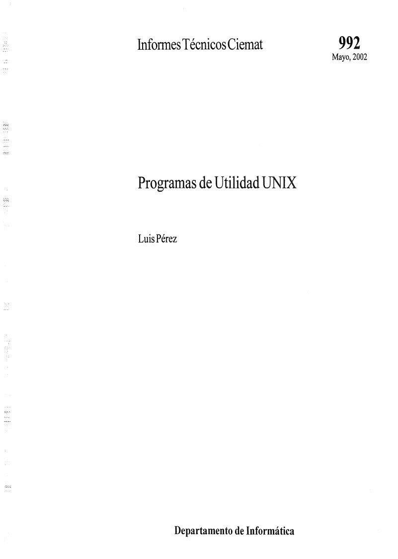 Imágen de pdf Programas de Utilidad UNIX