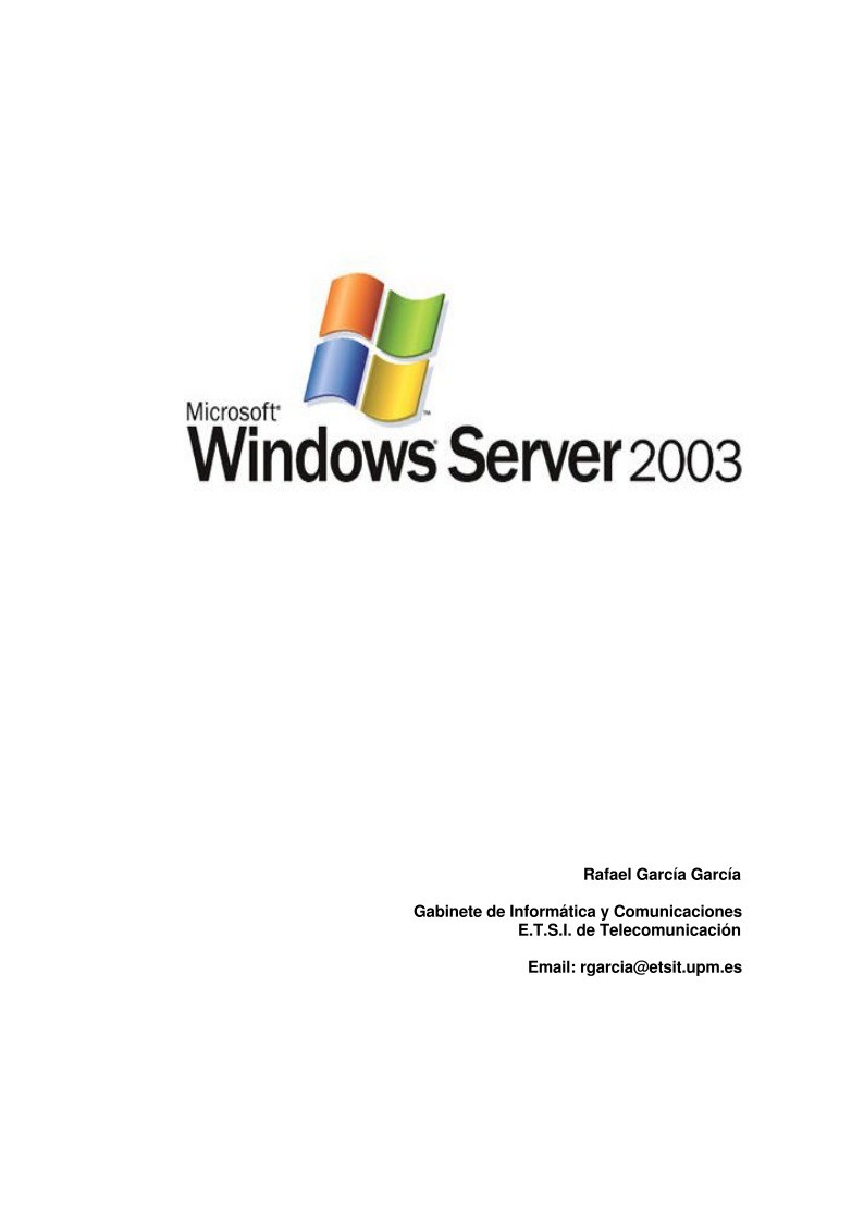 Imágen de pdf Windows 2003