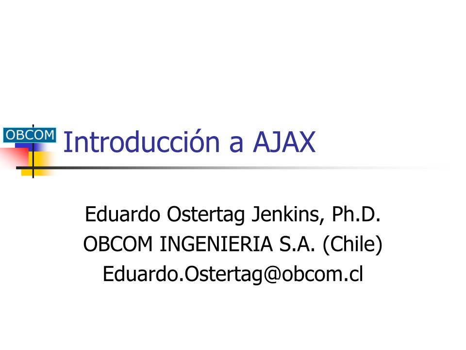 Imágen de pdf Introducción a AJAX