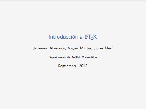 Imágen de pdf Introducción a LaTeX