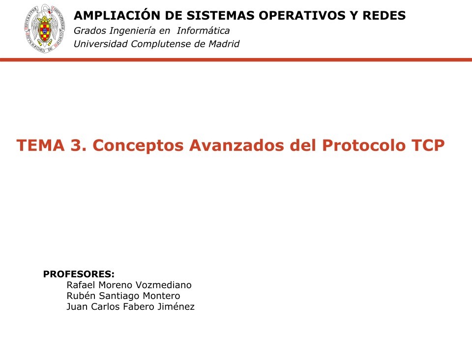 Imágen de pdf Tema 3. Conceptos Avanzados del Protocolo TCP