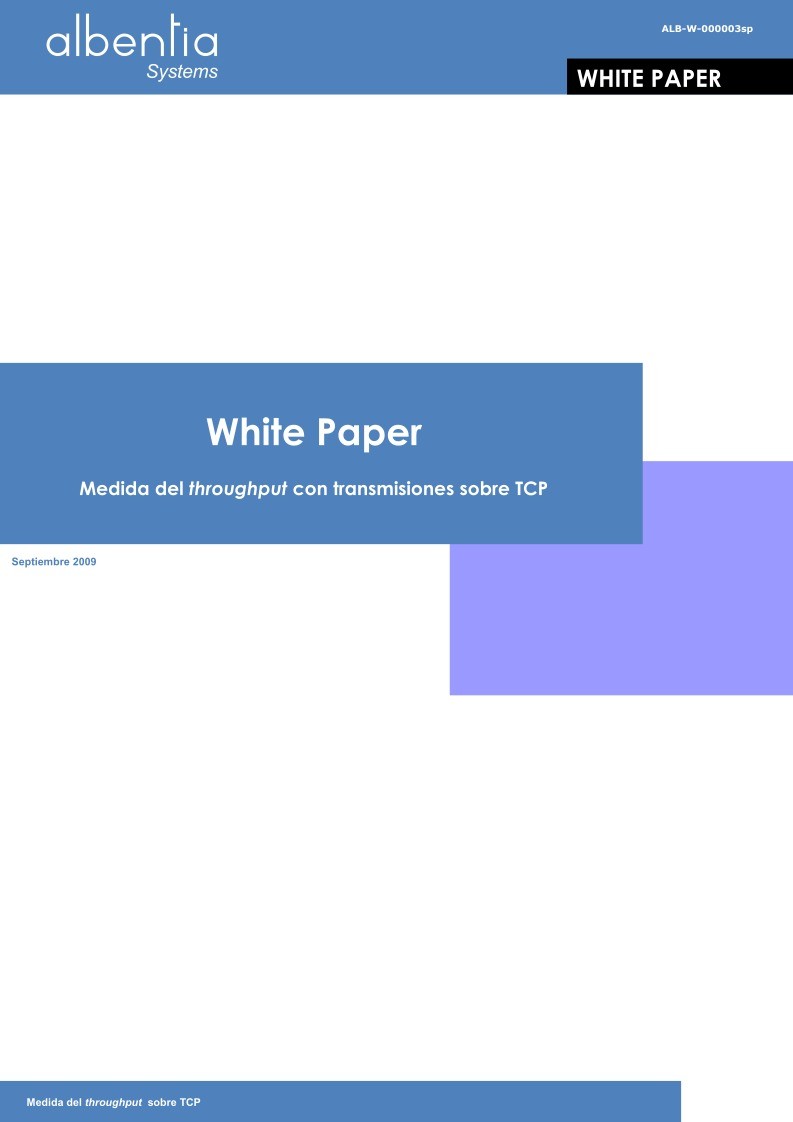 Imágen de pdf Medida del throughput con transmisiones sobre TCP
