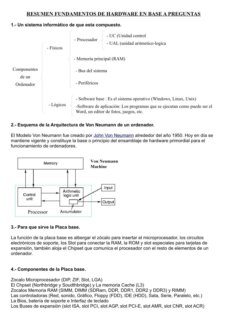 Imágen de pdf Fundamentos de hardware en base a preguntas