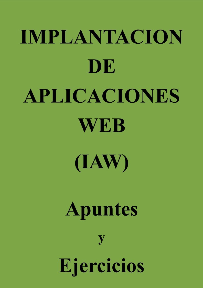 Imágen de pdf implantacion de aplicaciones web - apuntes y ejercicios