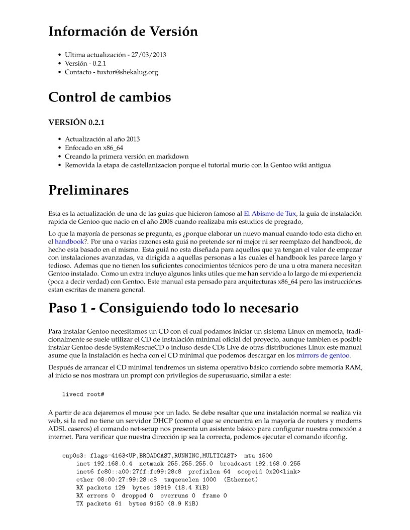 Imágen de pdf Instalar Gentoo